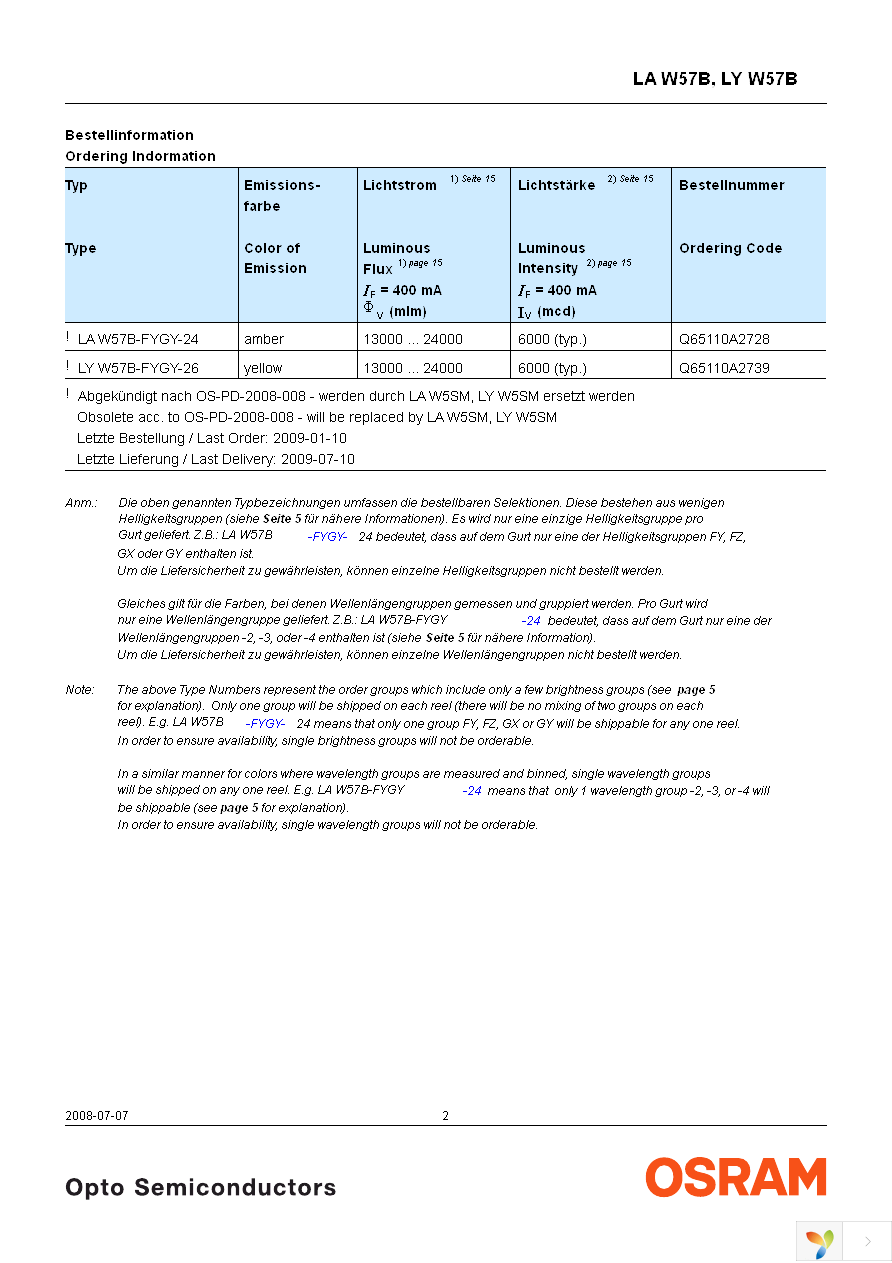 LA W57B-FYGY-24-Z Page 2